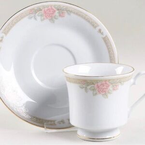 TIENSHAN- Vintage china 1990s Saucer set GOOD Condition
